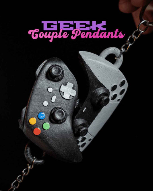Geek Couple Pendants | Unique Home Decor Gift