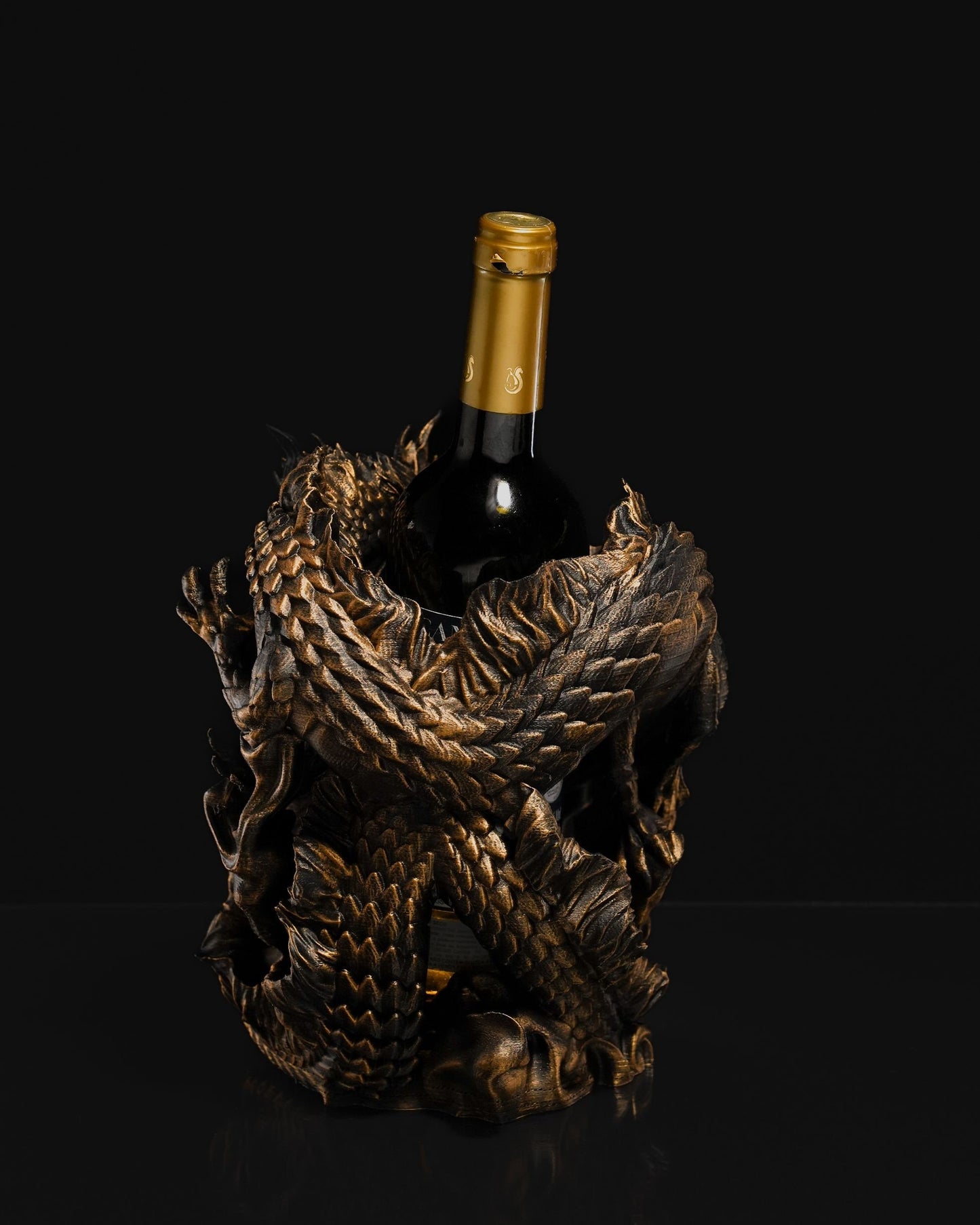 Chinese Dragon 3D Printed Wine Holder 🐉🍷