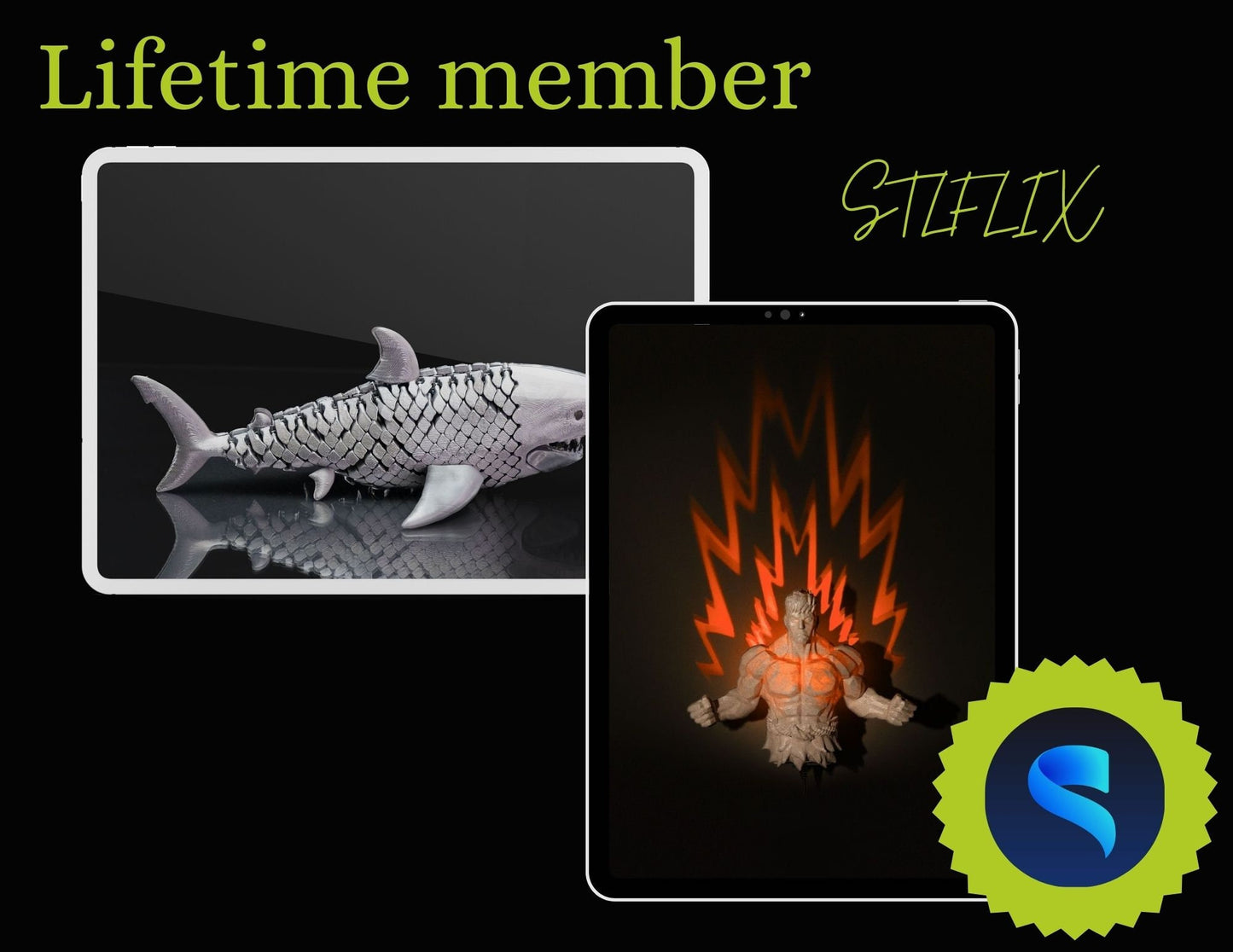 Articulated, Fidget Marlin