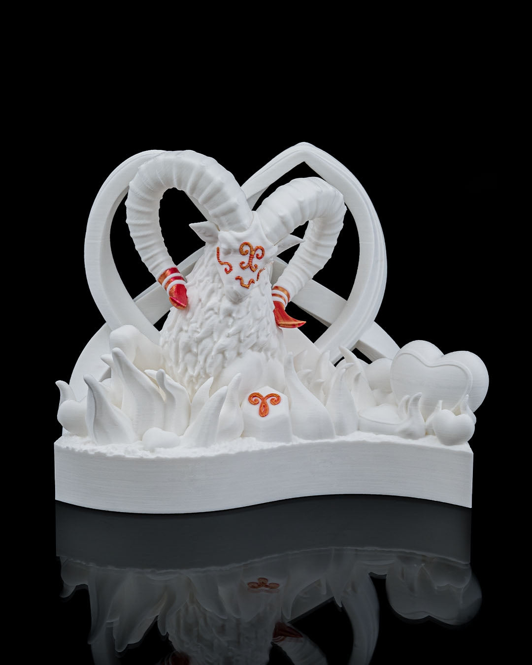 Aries 3D Printed Statue: The Warrior's Spirit ♈🛡️