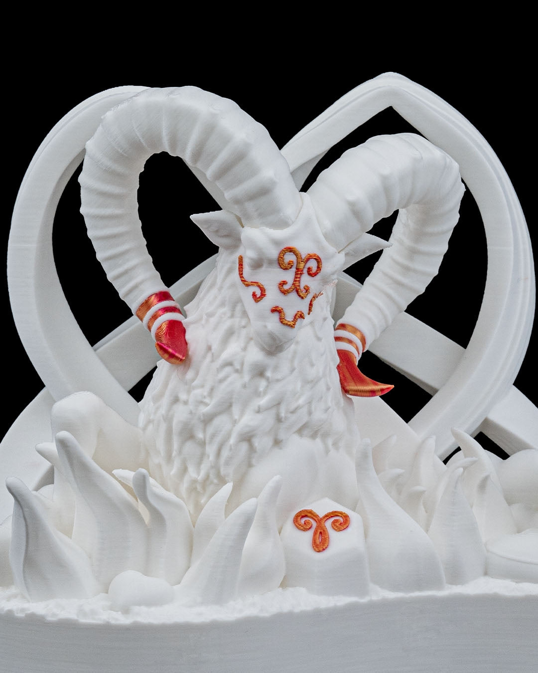 Aries 3D Printed Statue: The Warrior's Spirit ♈🛡️