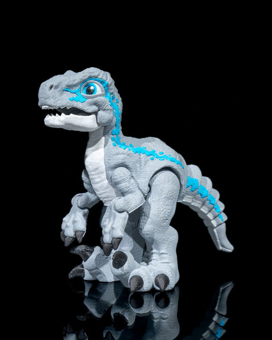 3D Printed Articulated Veloci-Raptor 🦖🐀 – handcrafted 3D printed decor gift