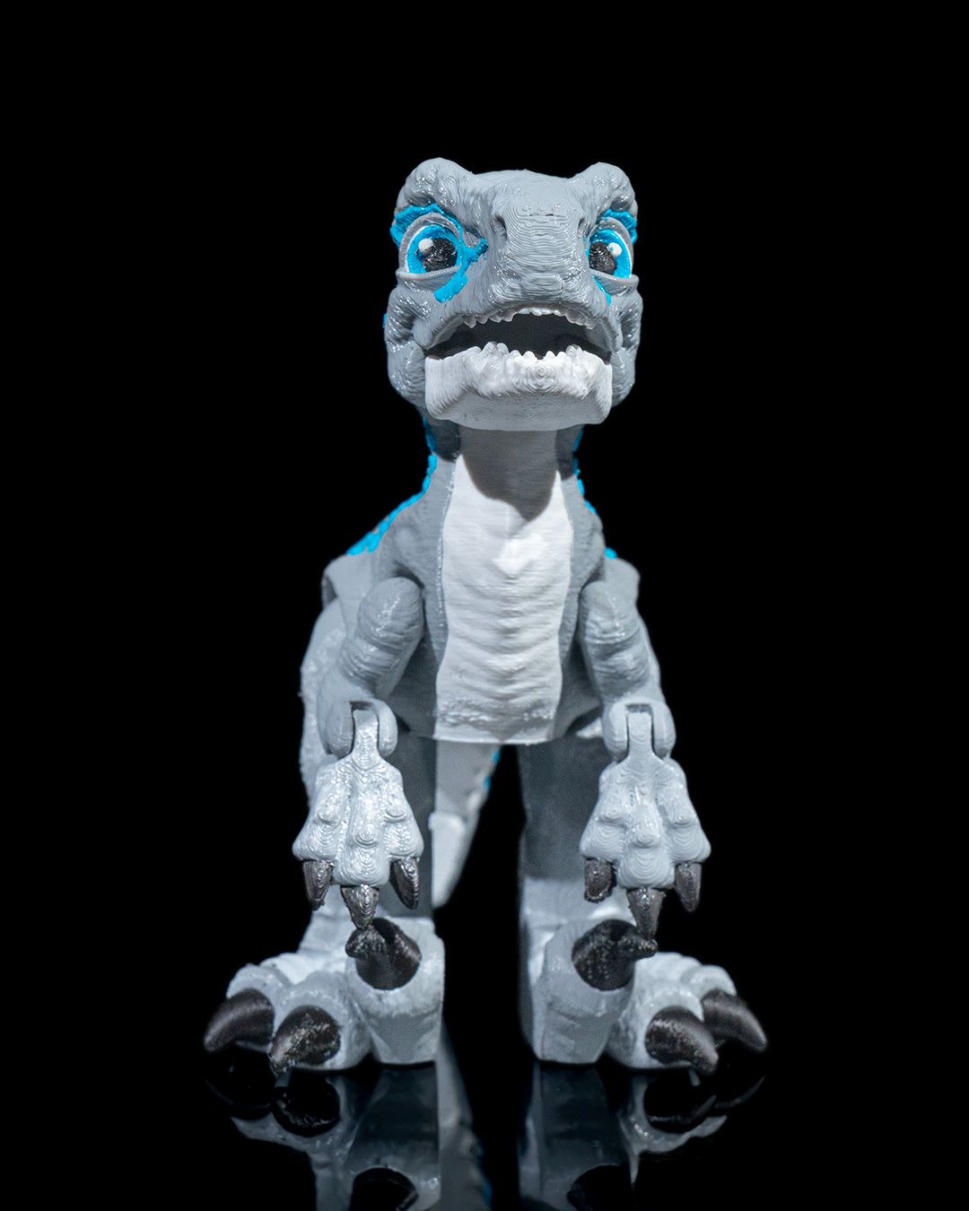 3D Printed Articulated Veloci-Raptor 🦖🐀