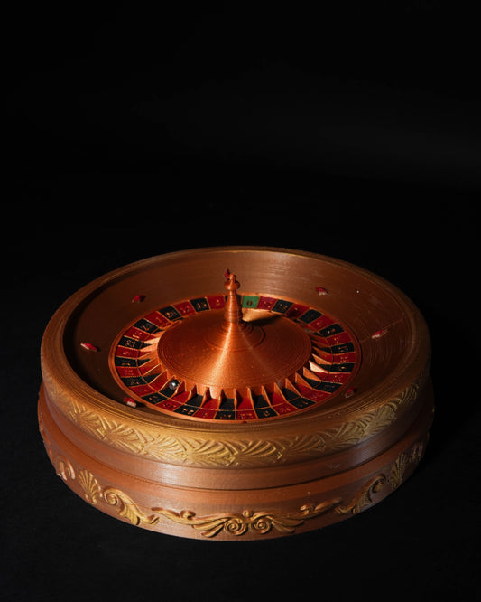 🎰 3D Printed Roulette – The Thrill of the Game, Captured in Art! 🎰 – handcrafted 3D printed decor gift