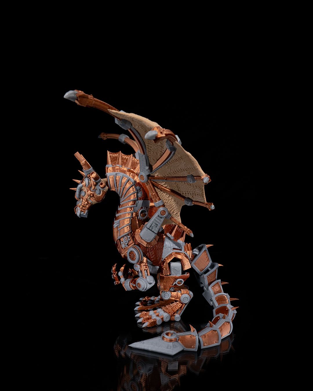 ๐ ๏ธ Steampunk Majesty: 3D-Printed Steampunk Dragon