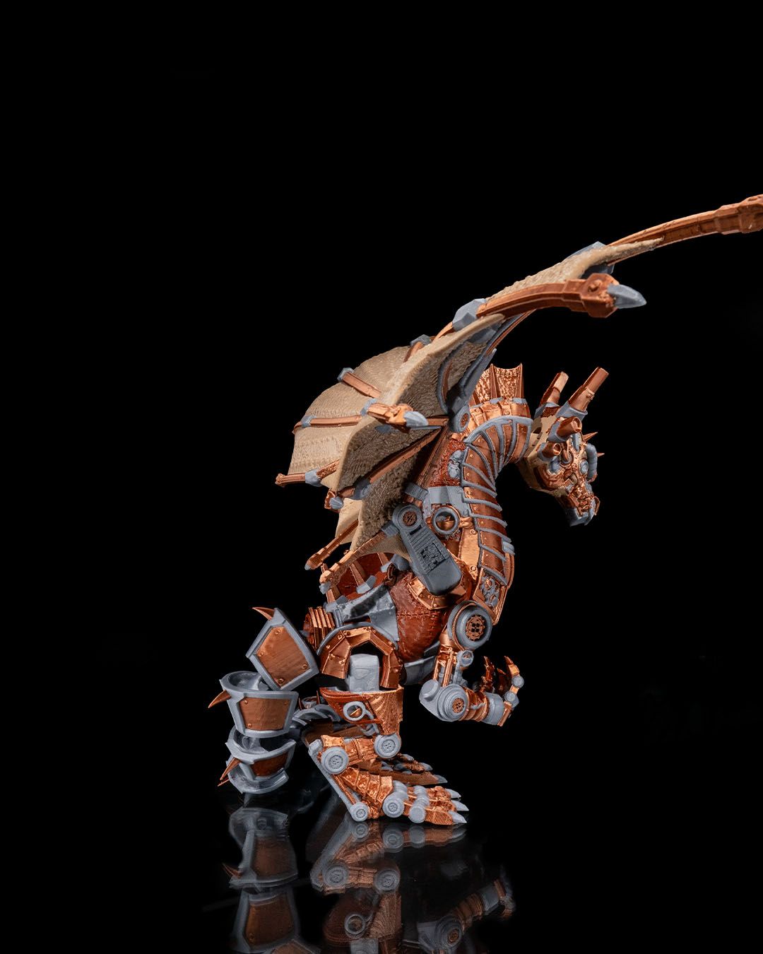 ๐ ๏ธ Steampunk Majesty: 3D-Printed Steampunk Dragon