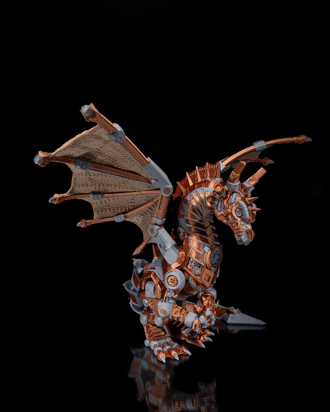 ๐ ๏ธ Steampunk Majesty: 3D-Printed Steampunk Dragon