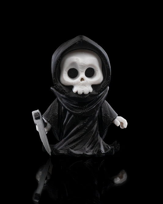 💀 Grisly Reaper – 3D Printed Grim Reaper Keychain 💀 – handcrafted 3D printed decor gift