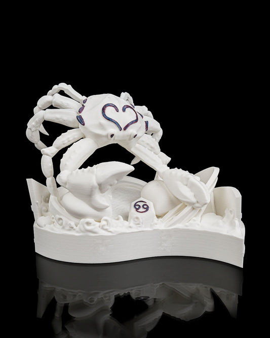 🌊 Celestial Cancer: Guardian of the Tides 🌙 | Unique Home Decor Gift – handcrafted 3D printed decor gift