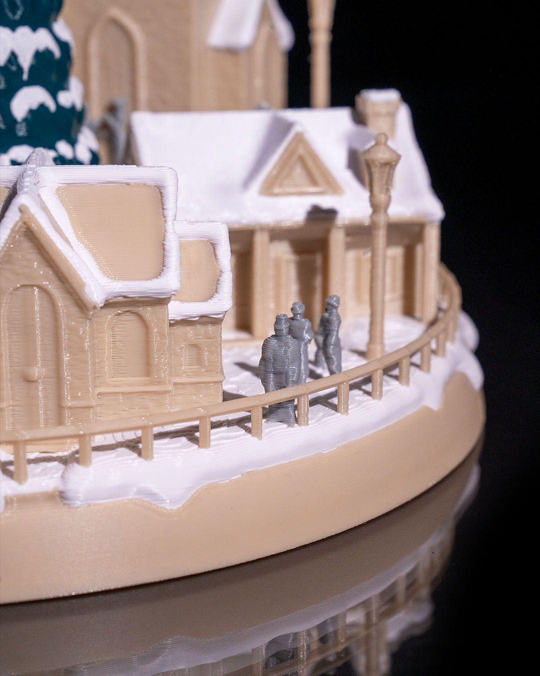 🌟 Snowy Christmas Village – A Winter Wonderland in Miniature! 🌟
