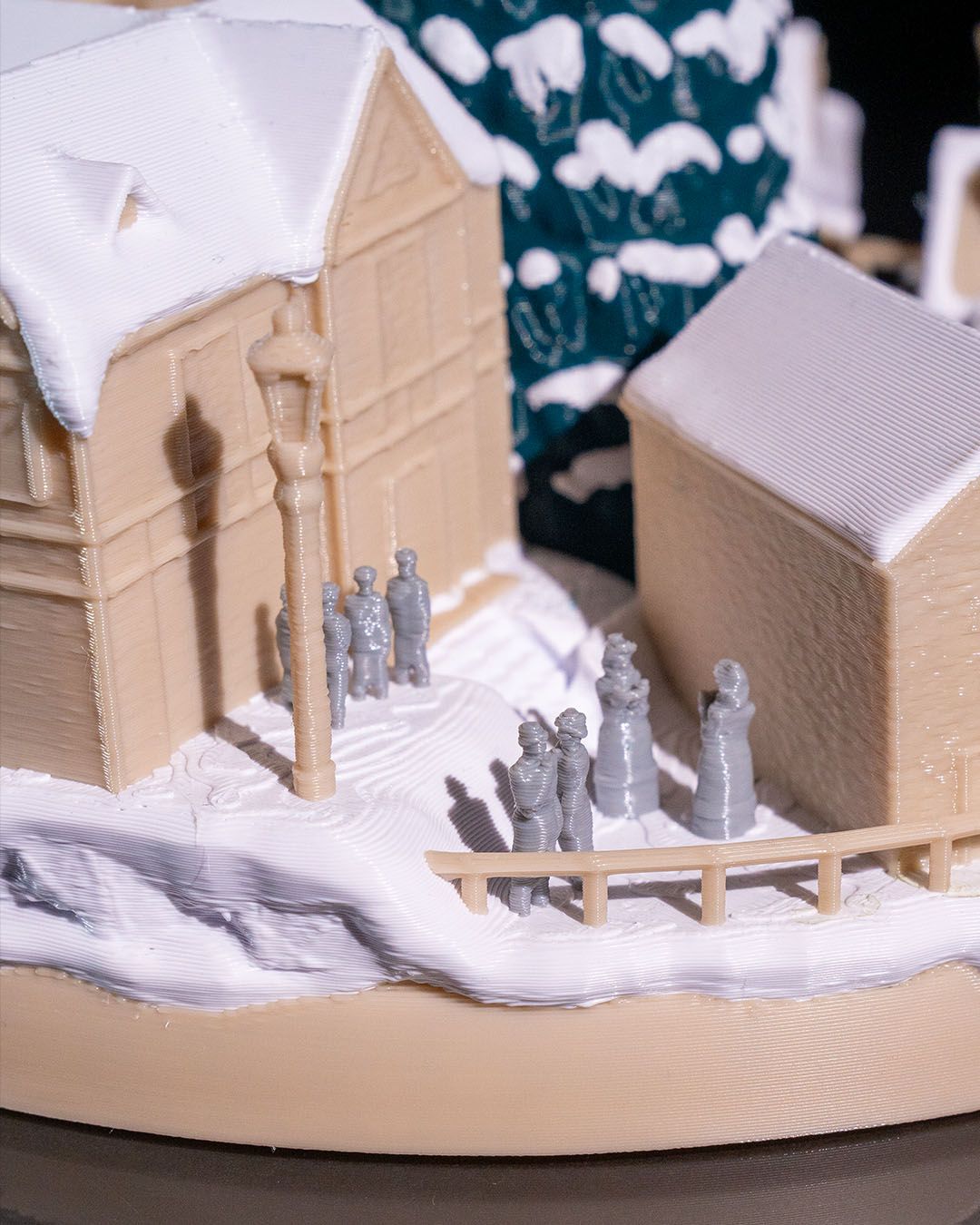 🌟 Snowy Christmas Village – A Winter Wonderland in Miniature! 🌟