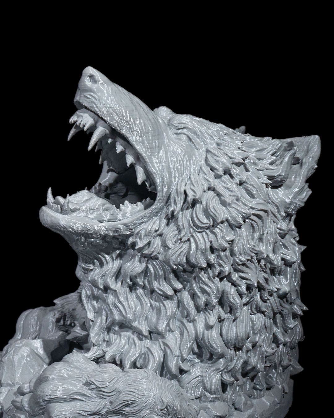 🖤 Wolf Bite 3D Printed Dice Tower 🖤