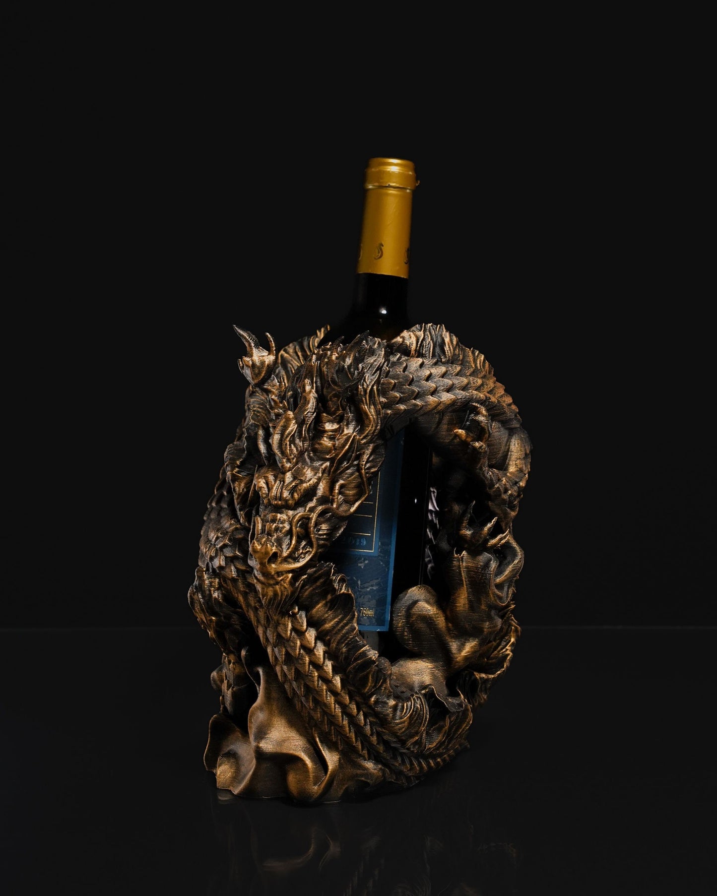 Chinese Dragon 3D Printed Wine Holder 🐉🍷