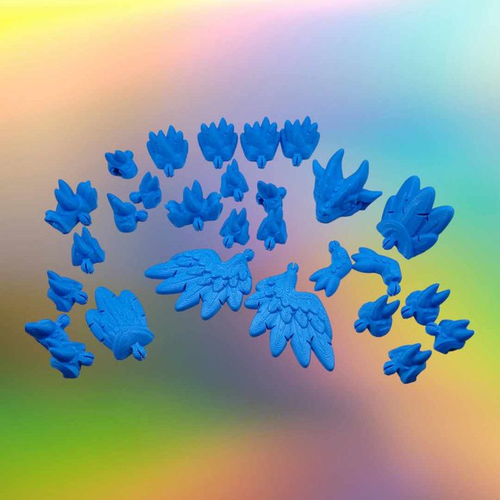 🌀 Rainbow Dragon - Build Your Own Dragon 🐉