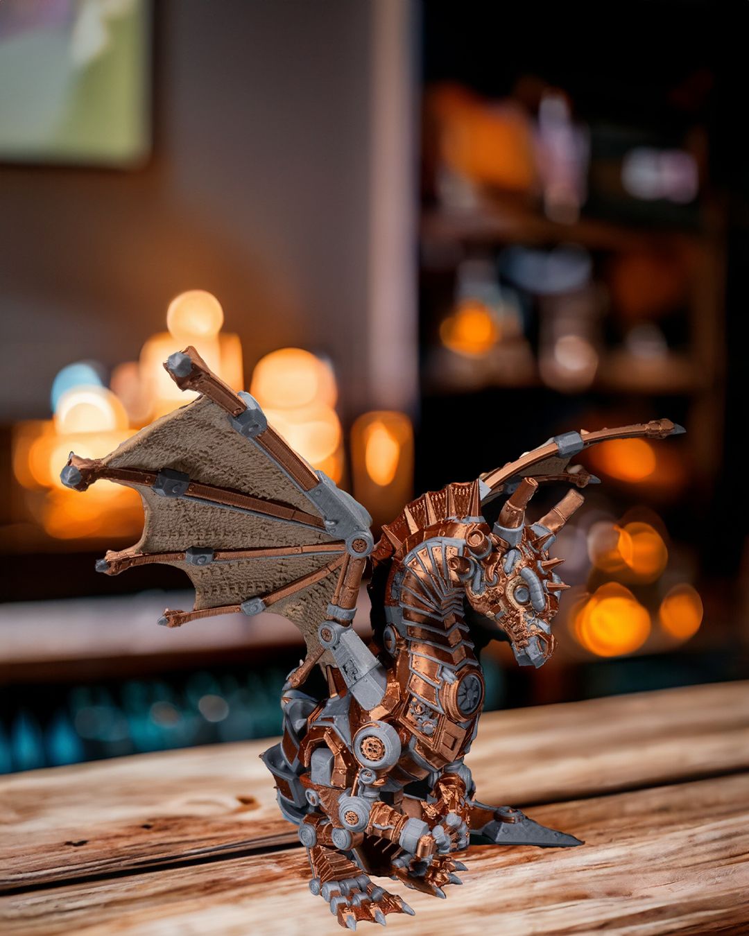 ๐ ๏ธ Steampunk Majesty: 3D-Printed Steampunk Dragon