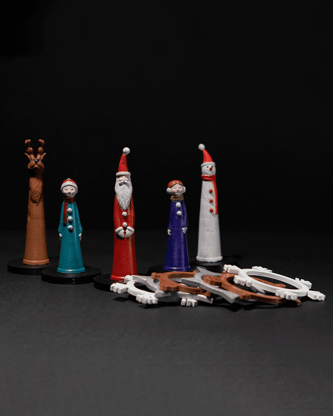 🎄 Festive Fun with Our 3D Printed Christmas Ring Toss! 🎅 – handcrafted 3D printed decor gift
