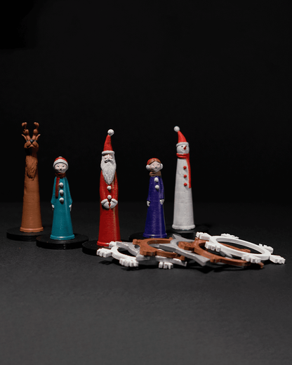 🎄 Festive Fun with Our 3D Printed Christmas Ring Toss! 🎅 – handcrafted 3D printed decor gift