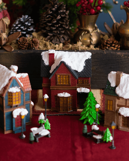 🎄 Enchant Your Holidays with a 3D Printed Christmas Village! 🎄 – handcrafted 3D printed decor gift