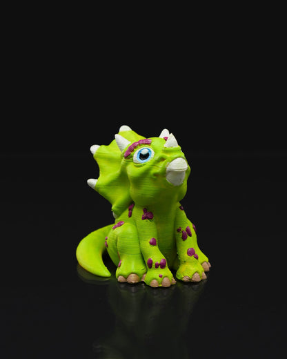Hatch Your Own Prehistoric Wonder! Triceratops 🦖 | Unique Home Decor Gift – handcrafted 3D printed decor gift