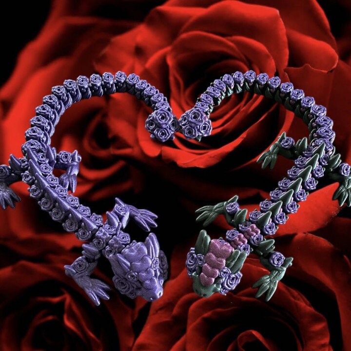 🌹 Rose Bouquet Dragon 🐉