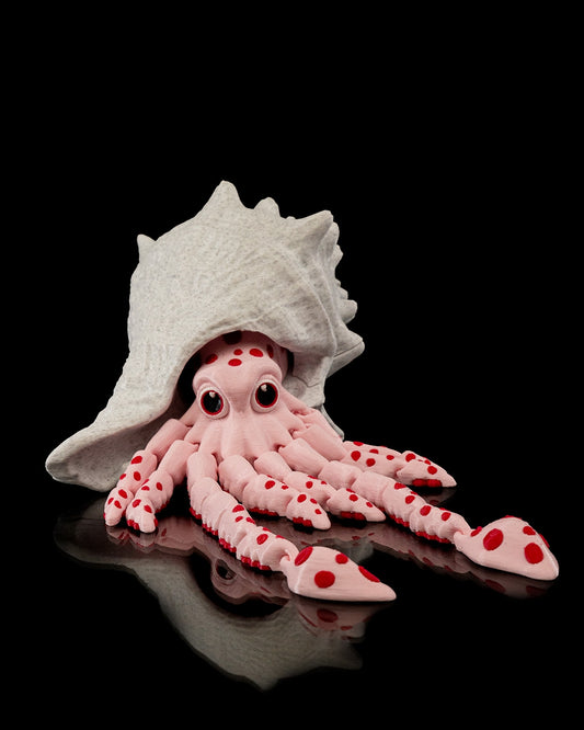 🌌 Sky the Squid – Enchanting 3D Printed Creature from the Deep! 🦑💫 – handcrafted 3D printed decor gift