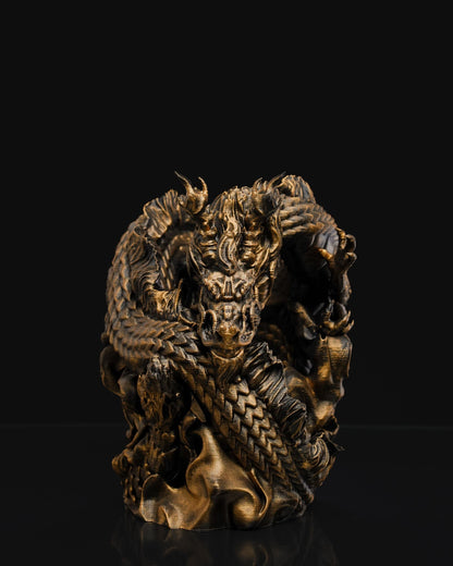 Chinese Dragon 3D Printed Wine Holder 🐉🍷