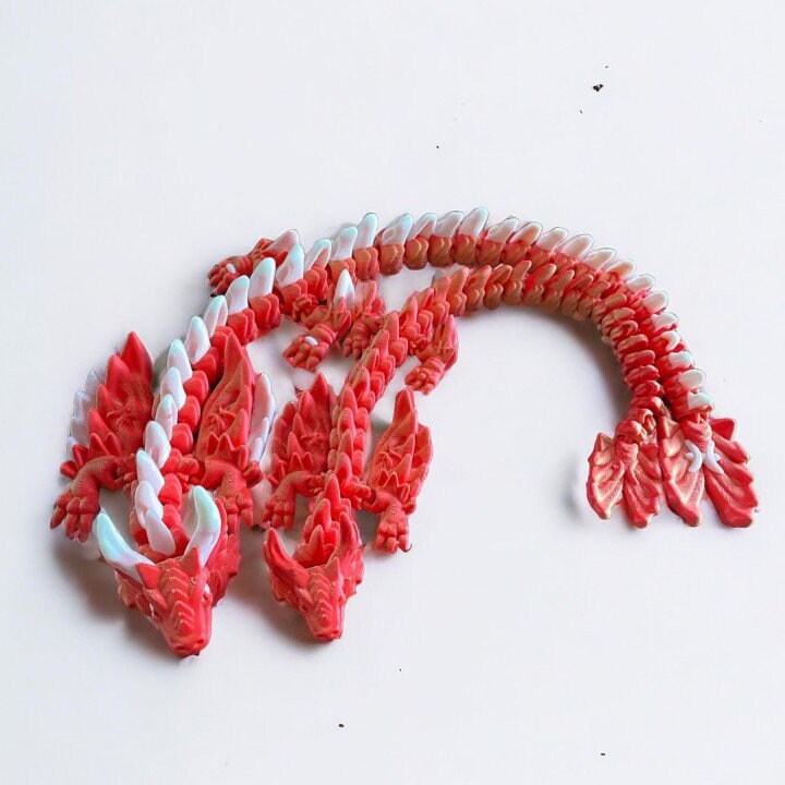 🌊 Pisces Dragon - A Mystical Creature of the Water 🐉 | Unique Home Decor Gift – handcrafted 3D printed decor gift
