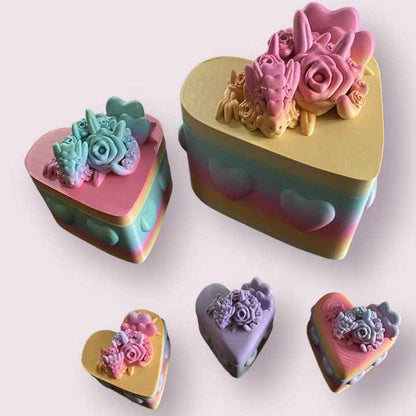 🦖💖Unleash the Magic of Love & Adventure 💖🦖 Dragon Heart Box & Ring Box | Unique Home Decor Gift