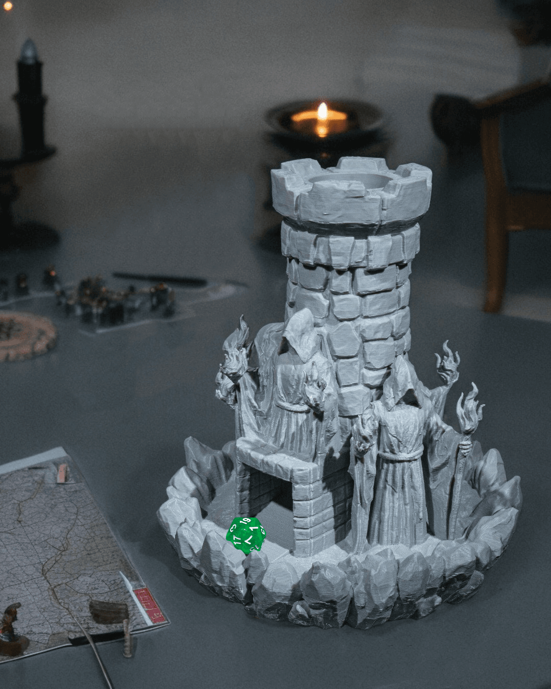 🔥 Unleash the Magic with the Mad Wizard Dice Tower! 🔥
