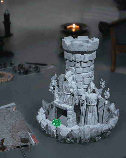 🔥 Unleash the Magic with the Mad Wizard Dice Tower! 🔥