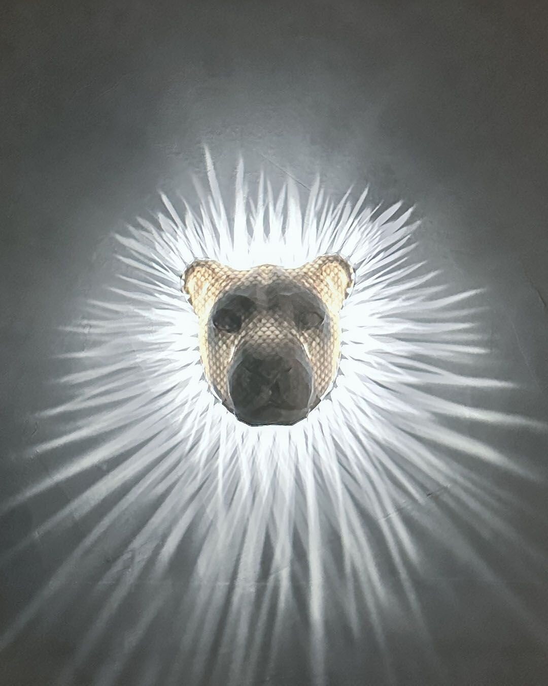 Great Lion Wall Light 🦁✨ | Unique Home Decor Gift – handcrafted 3D printed decor gift