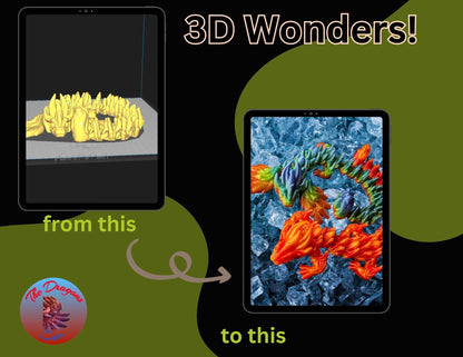 Articulated home decor gift piece