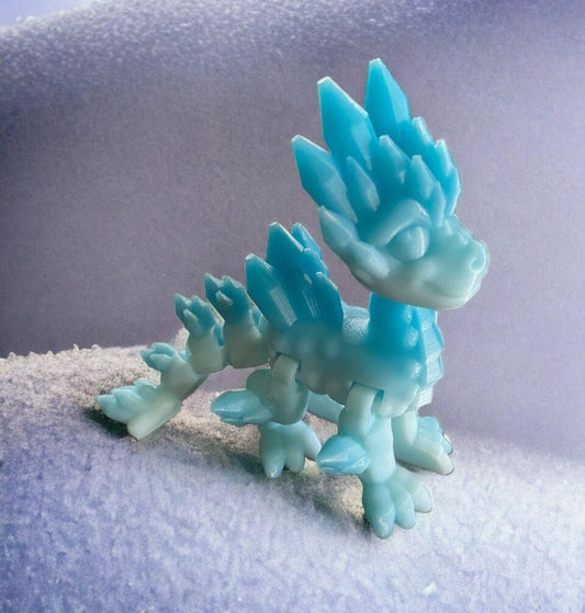 Majestic Crystal Standing Dragon ✨🐉