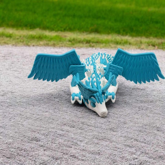 🐉✨ Articulated Hermes Dragon – Messenger of Magic ✨🐉 | Unique Home Decor Gift – handcrafted 3D printed decor gift