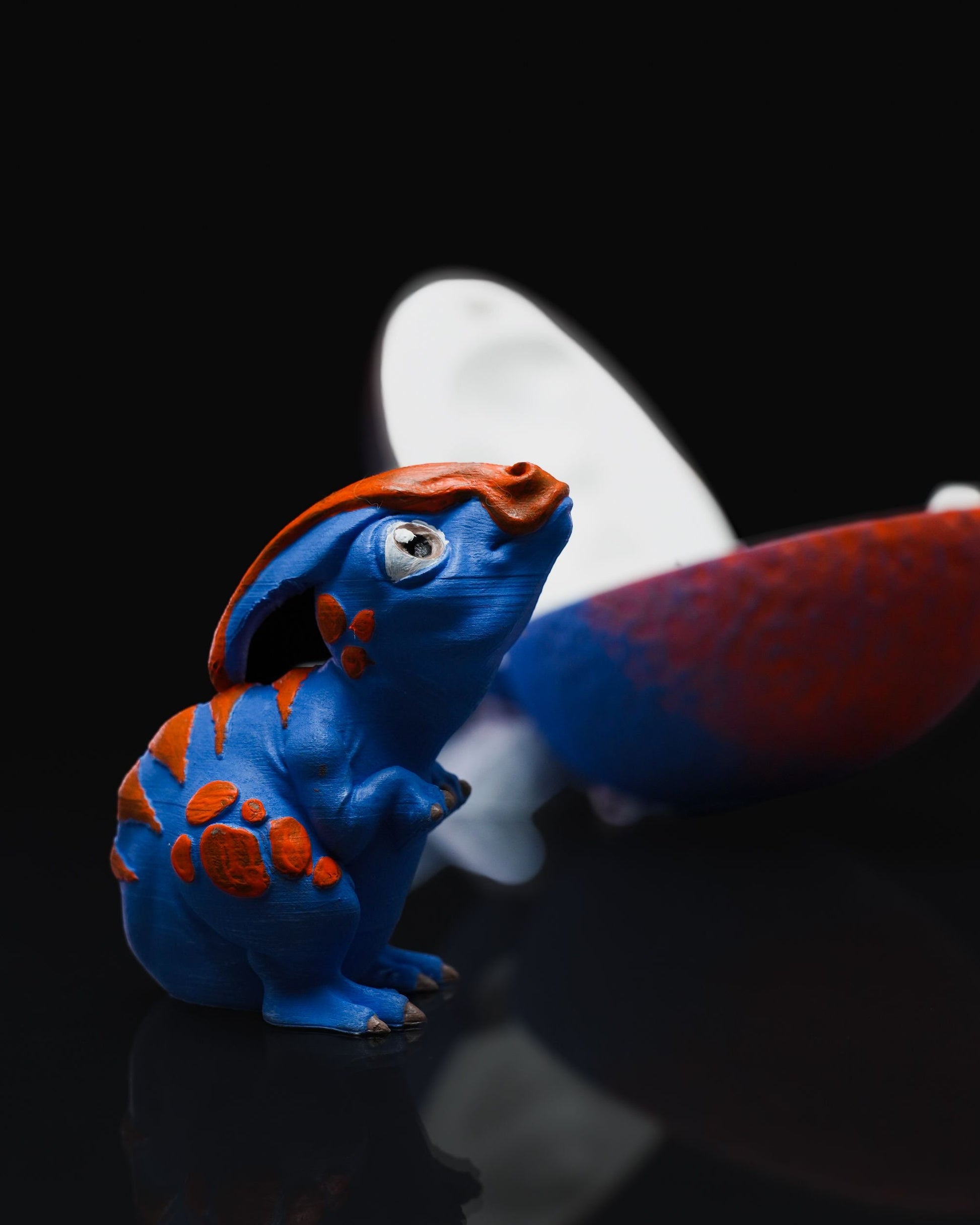 Hatch a Piece of Prehistoric Magic! Parasaurolophus 🦖 | Unique Home Decor Gift – handcrafted 3D printed decor gift