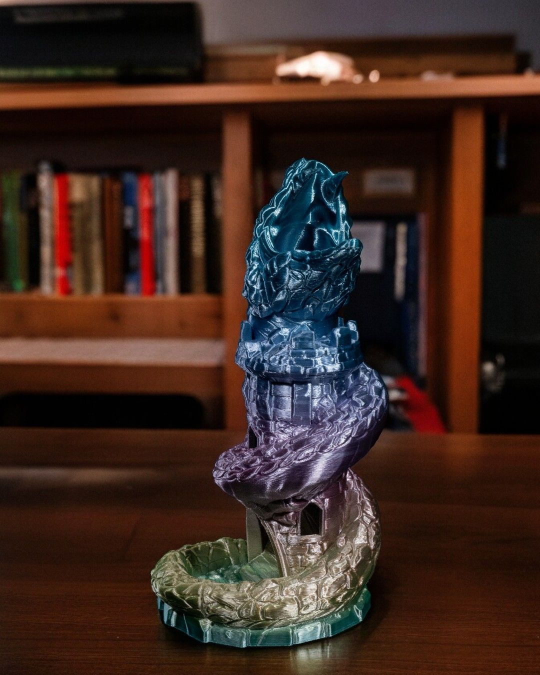 🎲 The Basilisk Dice Tower – Where Danger Meets Elegance! 🐍✨
