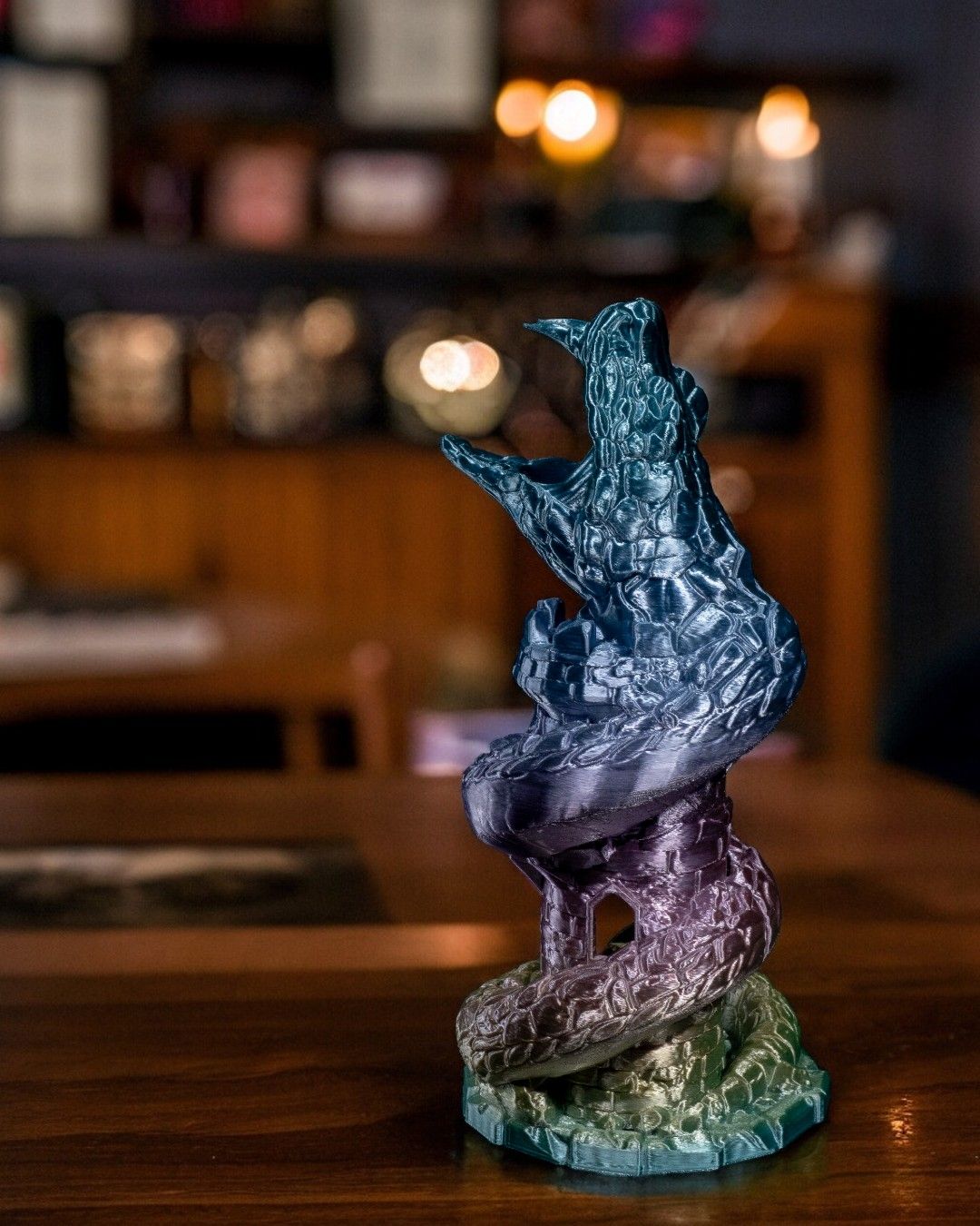🎲 The Basilisk Dice Tower – Where Danger Meets Elegance! 🐍✨