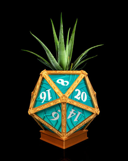 Arcane D20 Plant Pot 🌿🎲 — Level Up Your Greenery!