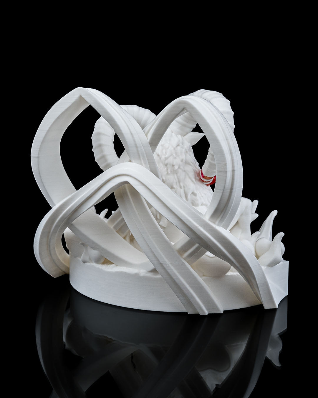 Aries 3D Printed Statue: The Warrior's Spirit ♈🛡️