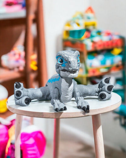 3D Printed Articulated Veloci-Raptor 🦖🐀