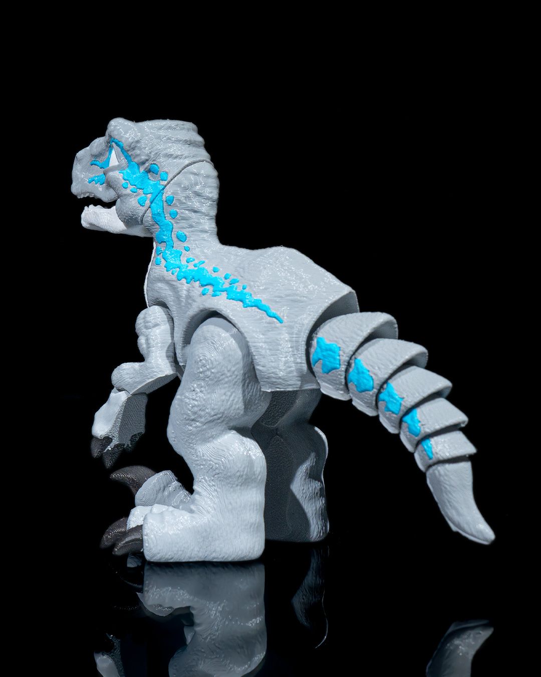 3D Printed Articulated Veloci-Raptor 🦖🐀