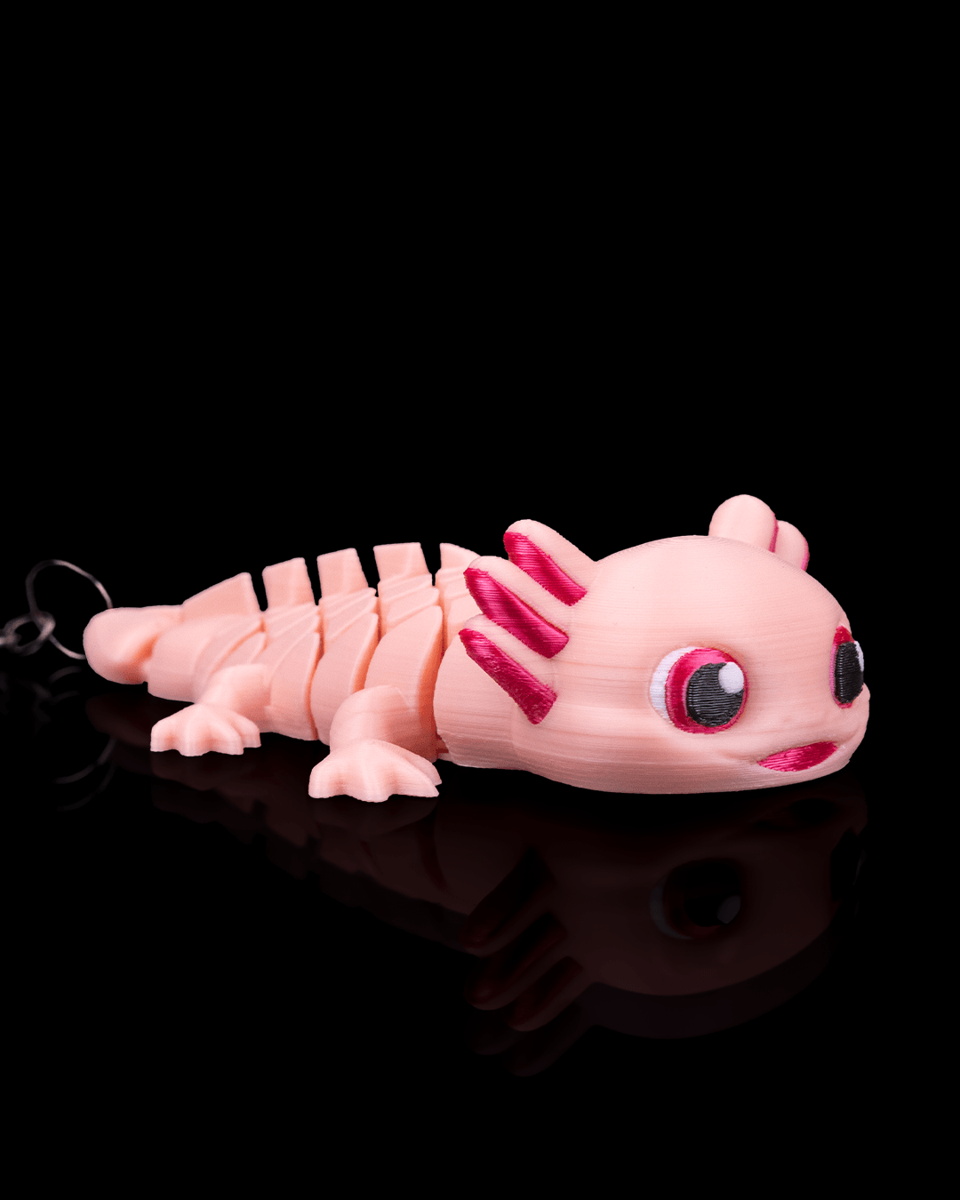 🌊 Ashley the Axolotl – 3D Printed Mesh Articulated Wonder! 🐾