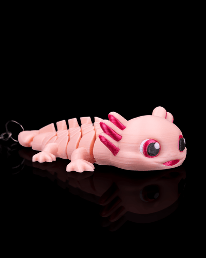🌊 Ashley the Axolotl – 3D Printed Mesh Articulated Wonder! 🐾