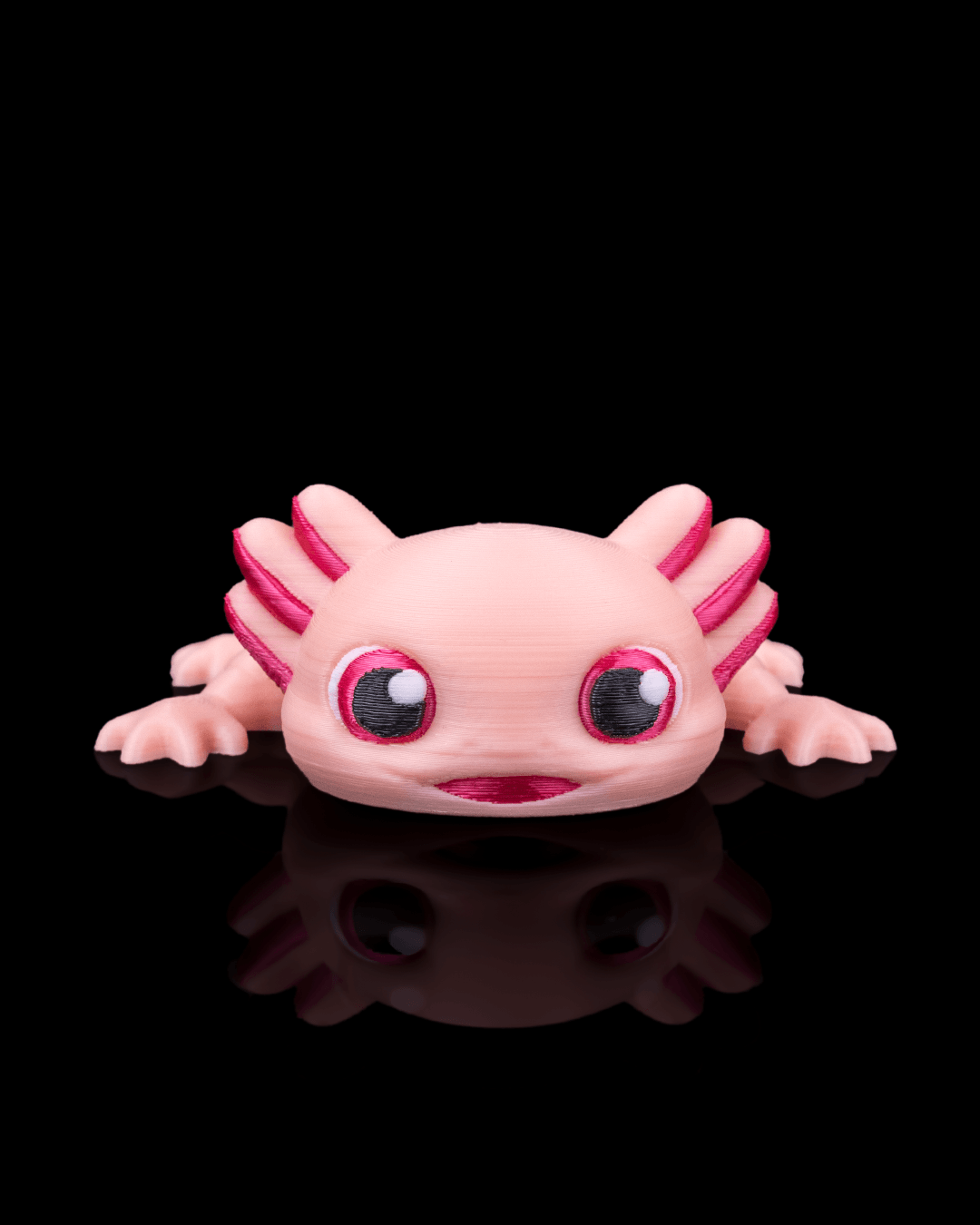 🌊 Ashley the Axolotl – 3D Printed Mesh Articulated Wonder! 🐾