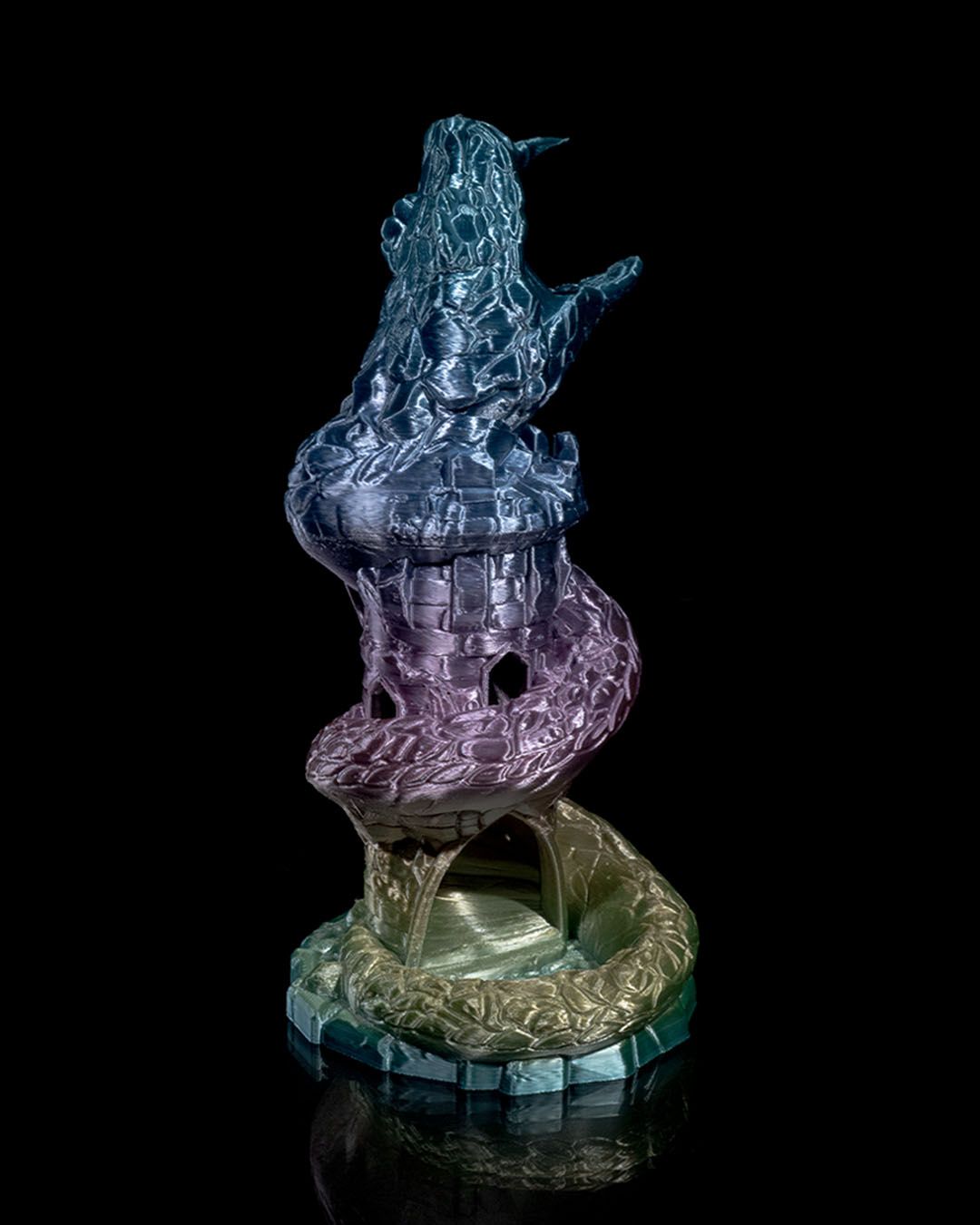 🎲 The Basilisk Dice Tower – Where Danger Meets Elegance! 🐍✨