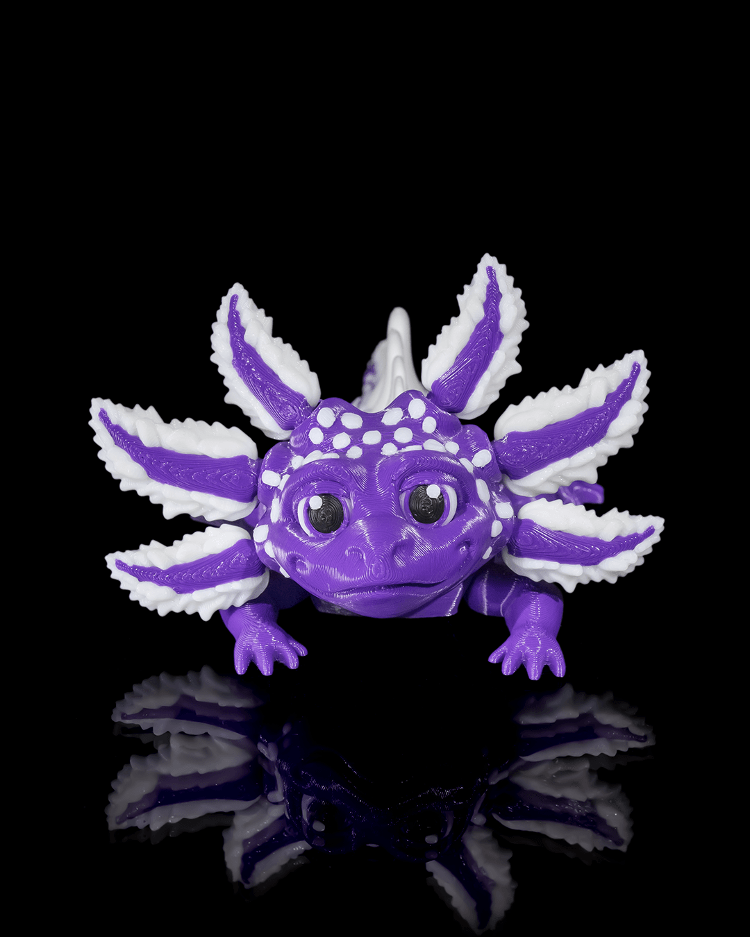Sweet as a Treat! 🍓 Berry Tart the 3D Printed Axolotl is Here! 🦎 – handcrafted 3D printed decor gift