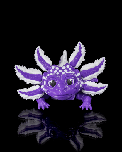 Sweet as a Treat! 🍓 Berry Tart the 3D Printed Axolotl is Here! 🦎 – handcrafted 3D printed decor gift