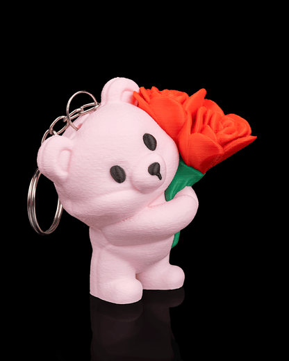 Bloom Bear Keychain | Cute Collectible Bear Charm | Valentine’s & Mother’s Day Gift