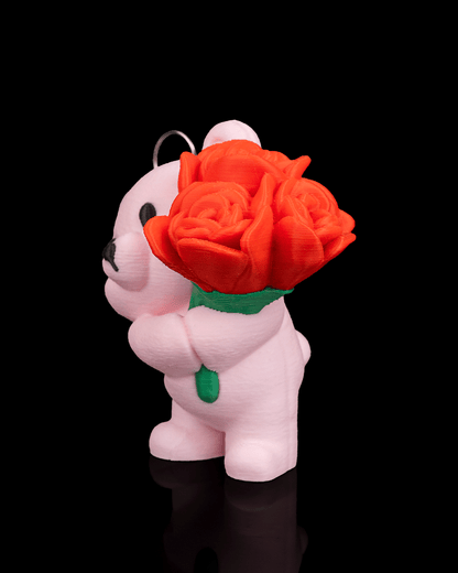 Bloom Bear Keychain | Cute Collectible Bear Charm | Valentine’s & Mother’s Day Gift