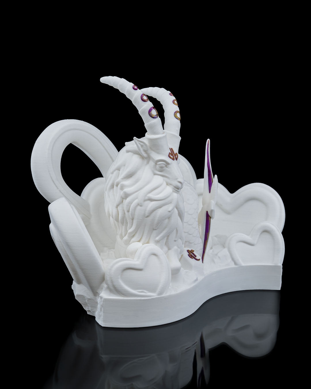 Enchanting Capricorn Zodiac Statue ♑✨ | Unique Home Decor Gift – handcrafted 3D printed decor gift